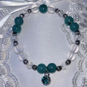 Blue Beaded Bracelet